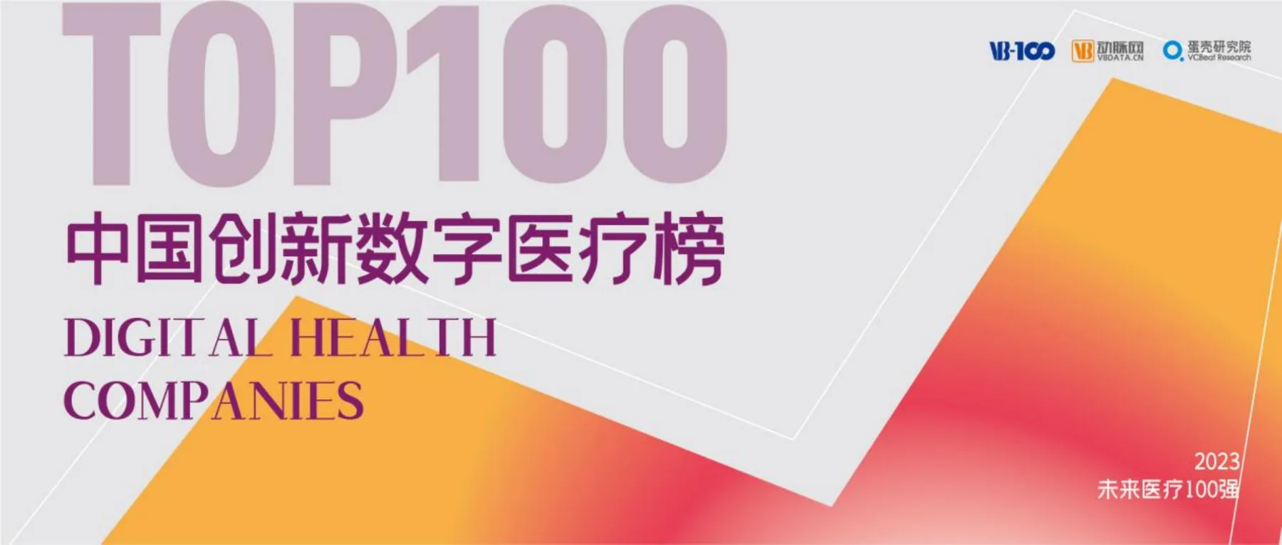 2023中国创新数字医疗榜TOP100图示